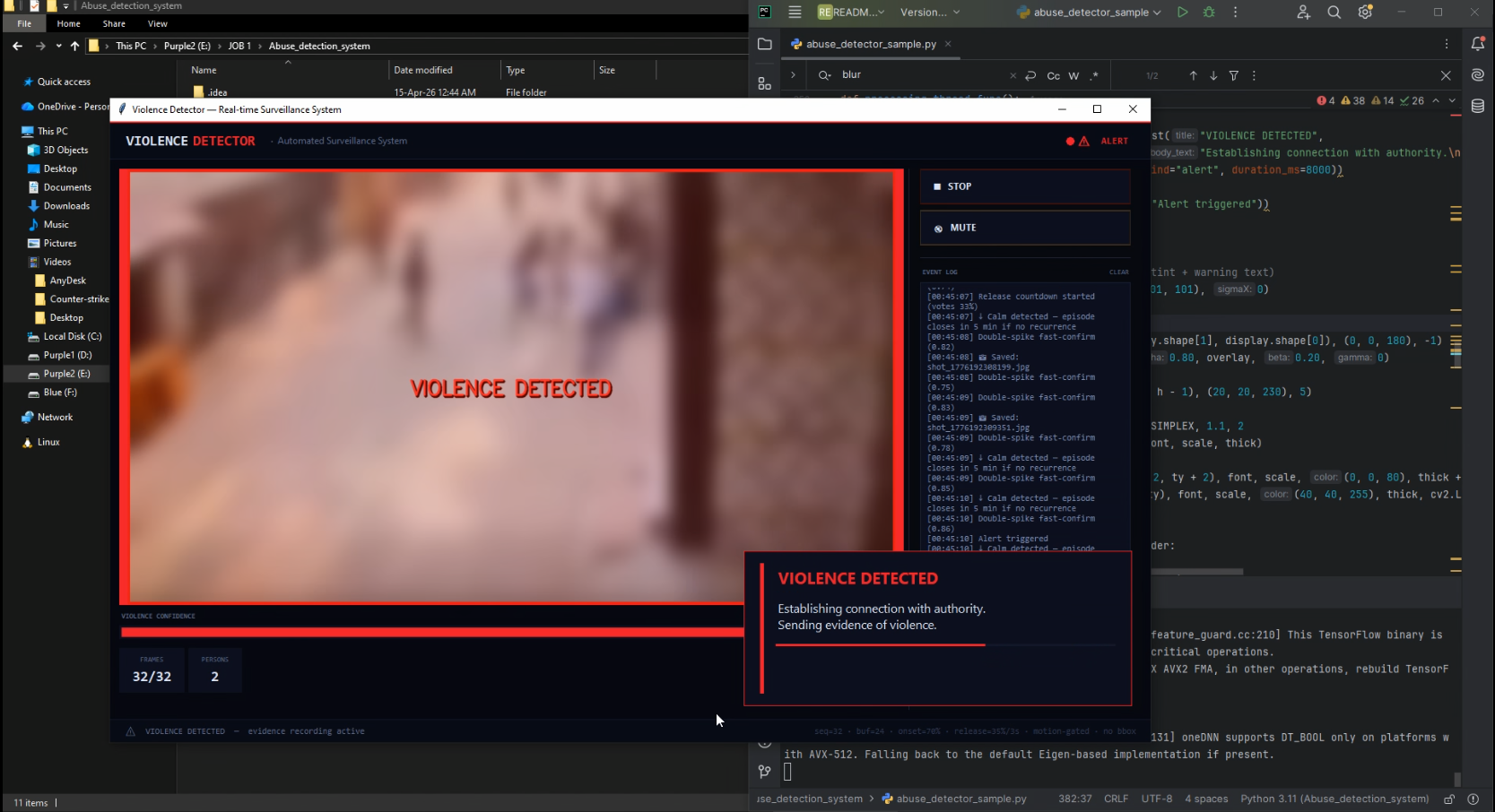 Violence Detected